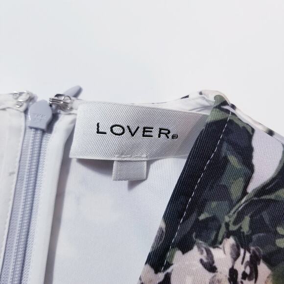 LOVER Floral Print Midi Sheath Dress - Picture 4 of 14